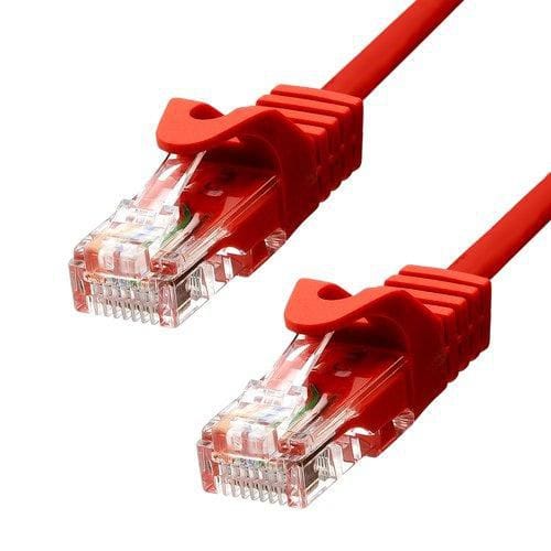 Proxtend Cat5e U/utp Cu Pvc Ethernet-kabel Rot 1,5 M K62569us, 5utp-015r