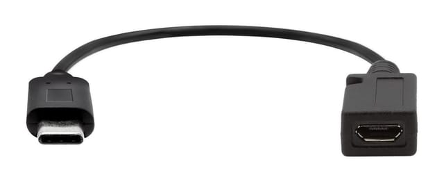 Proxtend Usb-c Auf Usb 2.0 Micro-b Adapter 20cm Schwarz, Usbc-microb-0002