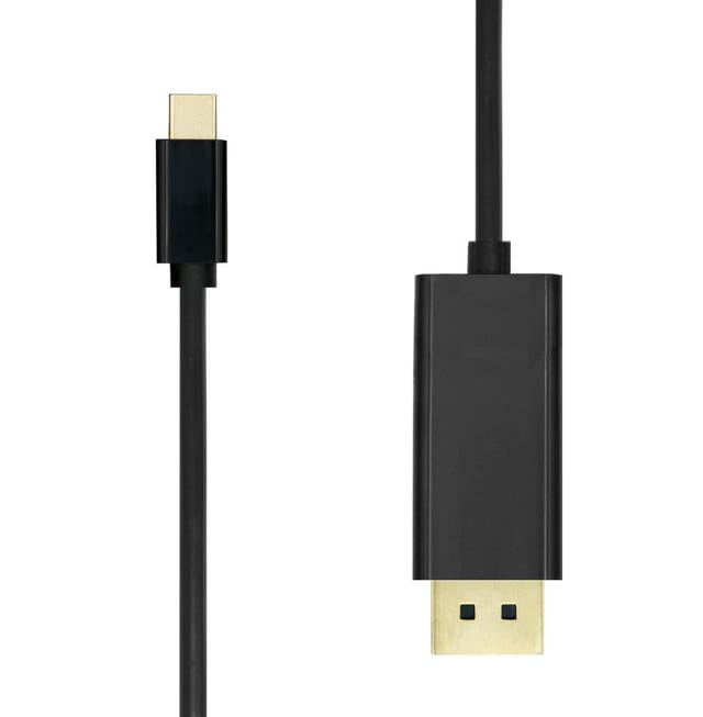 Proxtend Usb-c-auf-displayport-kabel 0,5 M Schwarz, Usbc-dp-0005