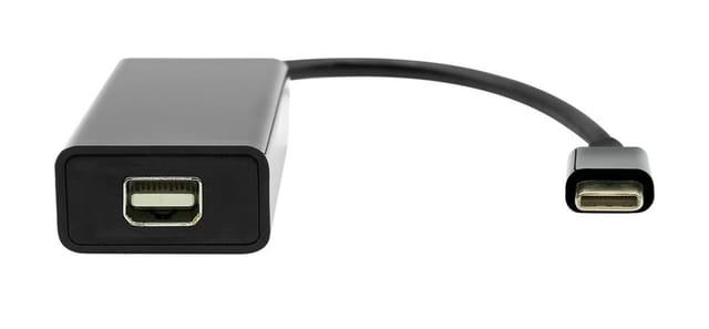 Proxtend Usb-c Auf Mini-dp-kabel, 20 Cm, Schwarz, Usbc-minidp-0002