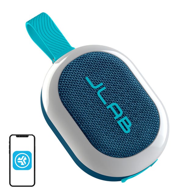 Jlab Pop Party Tragbarer Kabelloser Bluetooth-lautsprecher (blau)