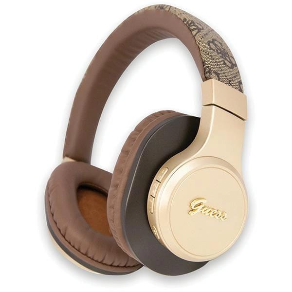 Guess Bluetooth-on-ear-kopfhörer Gubh604gemw Braun/braun 4g Script