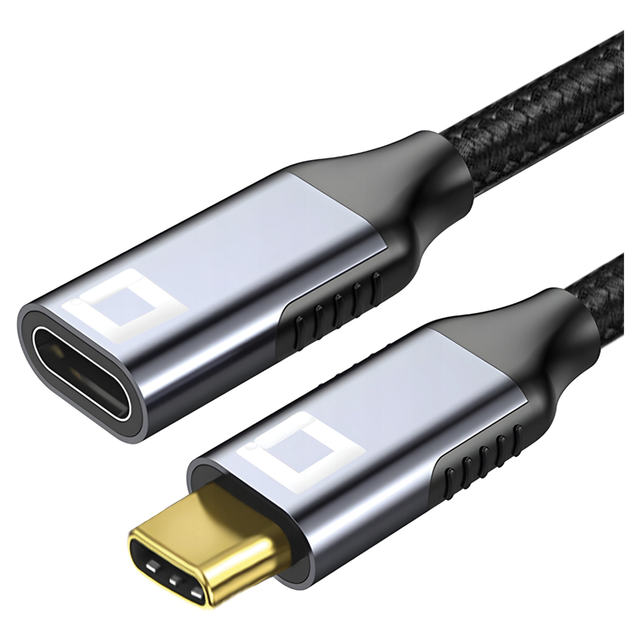 Co2-usb-c-verlängerungskabel, Schnellladekabel, Usb Typ C, 4k, 20 Gbit/s, 100 W, 2 M