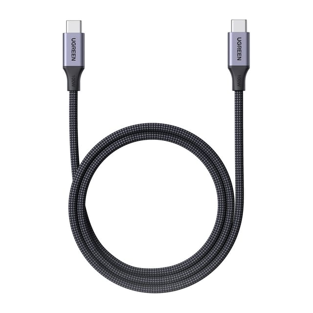 Ugreen L520 Magnetisches Usb-c-zu-usb-c-kabel, 100 W Pd, 1 M (grau)