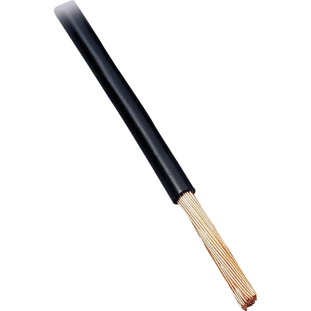 Bkl Electronic - 1503028/5 Fahrzeugleitung Flry-b 1 X 6 Mm² Schwarz 5 M