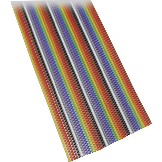 Bkl Electronic - 10120164/3 Flachbandkabel Rastermaß: 1.27 Mm 40 X 0.08 Mm² Bunt 3 M
