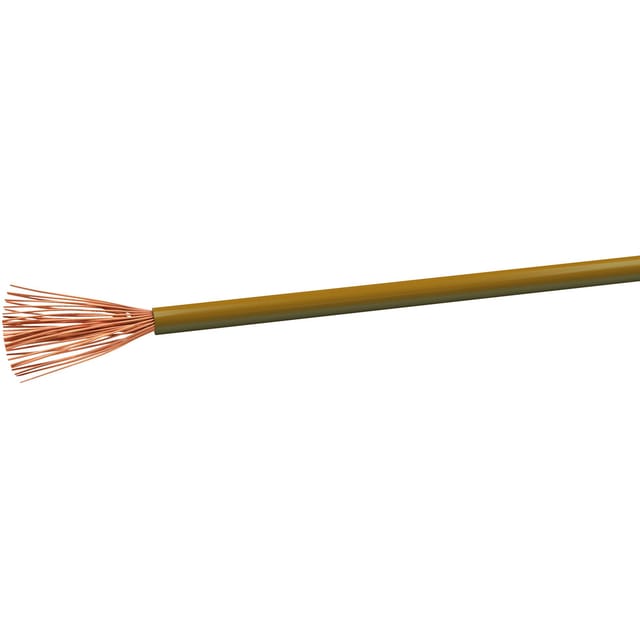 Voka Kabelwerk - H07vk15br Schlauchleitung H07v-k 1 X 1.50 Mm² Braun 100 M