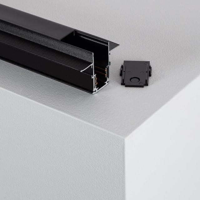 Efectoled - Magnetschiene 20mm Einbau 48v 2m Schwarz