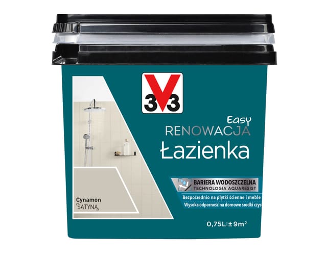 Easy Renovation Badezimmerfarbe Zimt 0,75 L V33 1 Stück.