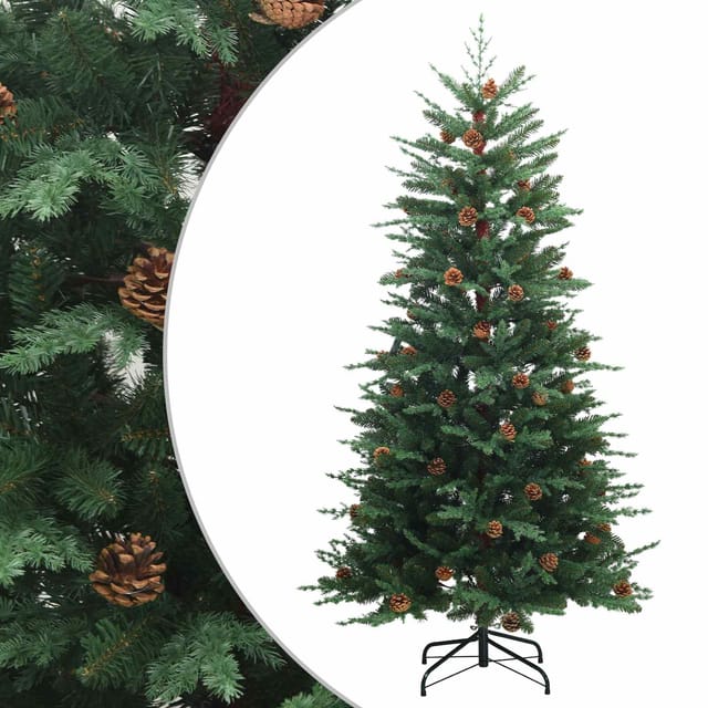 Künstlicher Klappbarer Weihnachtsbaum 240 Cm Stahl Grün Vidaxl
