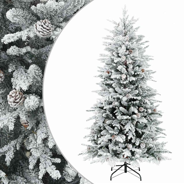 Künstlicher Klappbarer Weihnachtsbaum 240 Cm Stahl Vidaxl