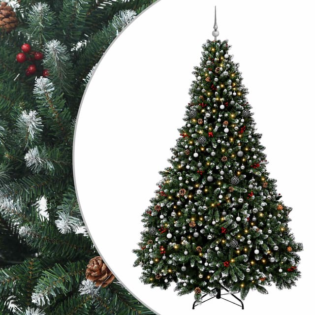 Künstlicher Weihnachtsbaum Mit Kugel 300 Cm 600 Leds Vidaxl