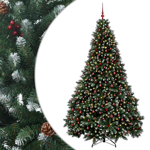 Künstlicher Weihnachtsbaum Grün Mit Weihnachtskugel 300 Cm Vidaxl