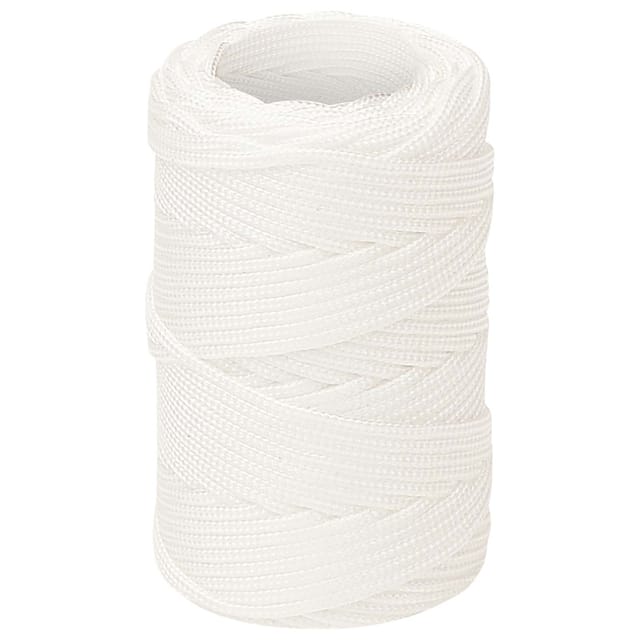 Mehrzweck-allzweckseil 2 Mm 250 M Weiß Pp 27 Kg Max. Traglast Vidaxl