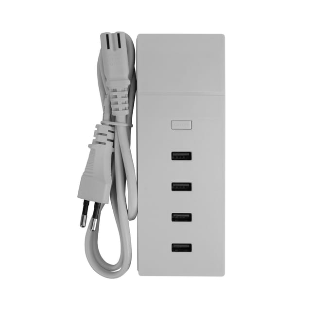 Ultraschnelle Ladestation 4 Usb 1m Weiß Nine&one