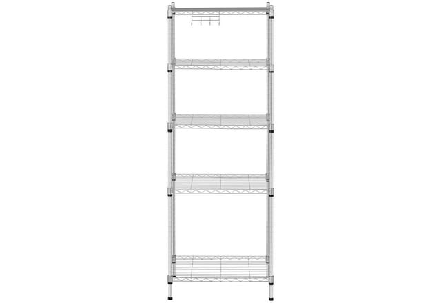Royal Catering - Metallregal Küchenregal Lastenregal 35 X 55 X 150 Cm 150 Kg Grau