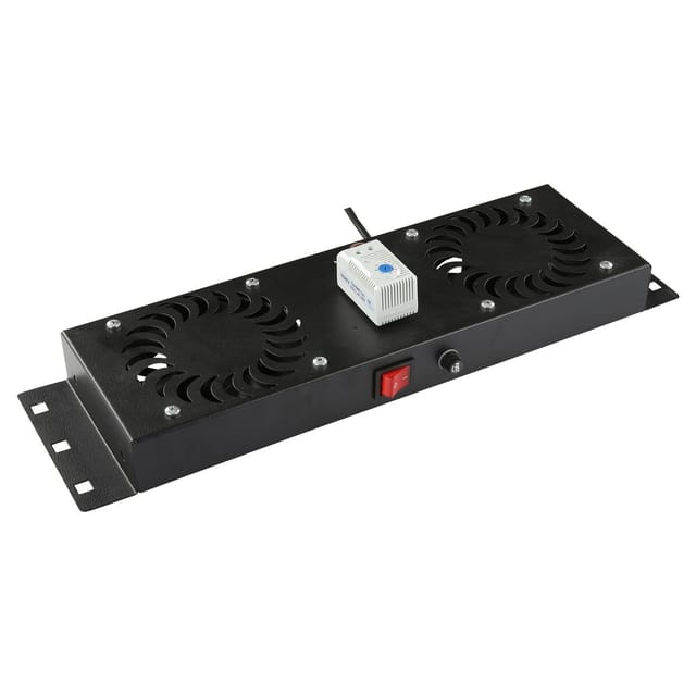 Lanview 2 Lüfter, Analoger Thermostat, Lüftermodul Mit Uk-stecker, Raf115bl-uk
