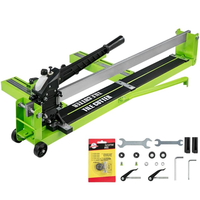 80 Cm Manueller Fliesenschneider Mit Laserführung, Stahlrahmen Und Ersatzrädern, Werkzeug Für Keramik- Und Porzellanfliesen