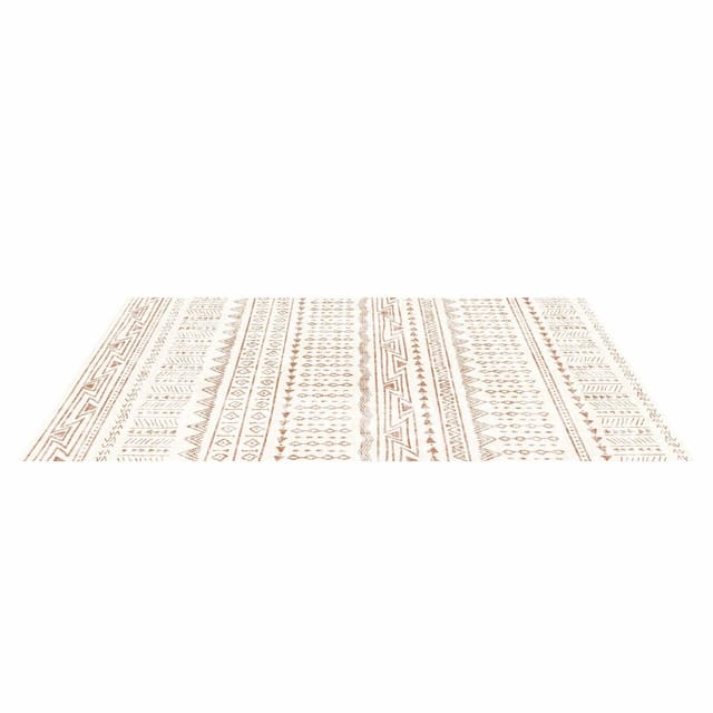 Waschbarer Teppich 152 X 244 Cm, Weicher, Rutschfester Teppich Für Wohnzimmer, Schlafzimmer, Büro, Kinderzimmer, Eingangsbereich, Beige