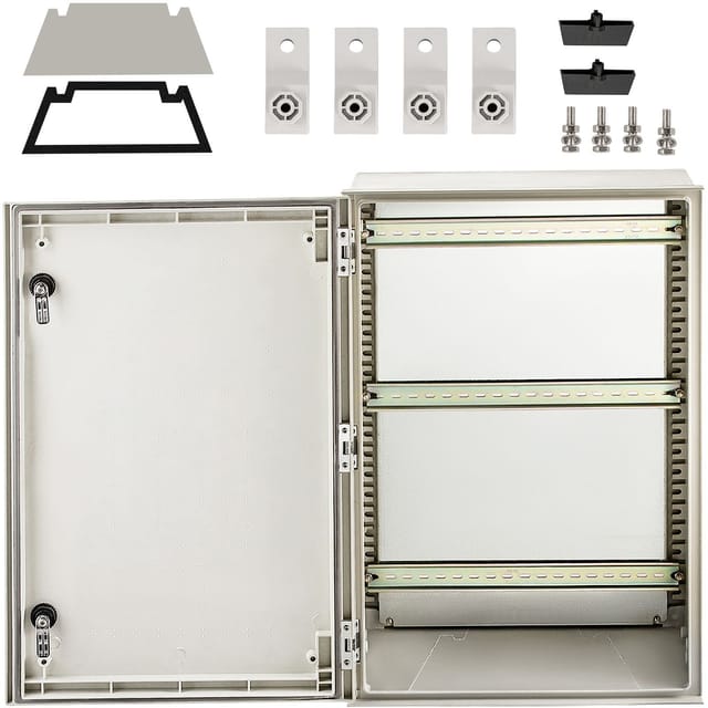 Nema-stahl-anschlussdose, 60 X 40 X 23 Cm, Ip66 Wasser- Und Staubdicht, Für Außen- Und Inneninstallationen