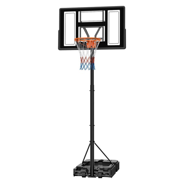 Tragbarer Basketballkorb, Höhenverstellbar Von 1,35 Bis 3,05 M, Mit Rollen, Für Kinder, Jugendliche Und Erwachsene, Für Poolbereich Und Gehwege