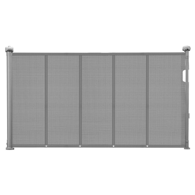 Einziehbares Babyschutzgitter, 870 Mm Hoch, 1400 Mm Maschenweite, Einfache Montage, Für Treppen, Türrahmen Und Flure, Grau, Garantierte Präzision