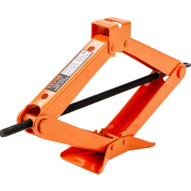 2,5-tonnen-scherenwagenheber (2500 Kg), Hubbereich 9,4 Bis 43,4 Cm, Tragbar Für Pkw Und Lkw, Handkurbel