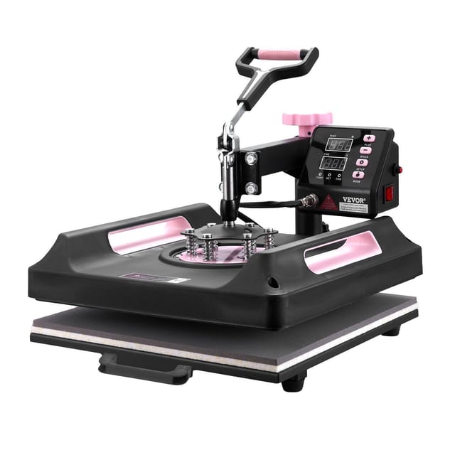 8-in-1-transferpresse Für Tassen Und T-shirts, 38 X 38 Cm, Schwarz, 8505 G, Für Personalisierten Druck, Modernes Design