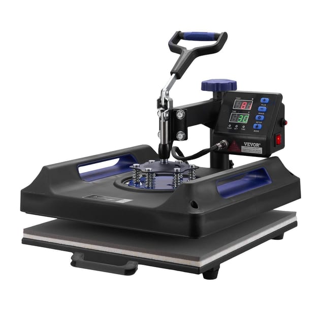 8-in-1-heißpresse, 38 X 38 Cm, 8505 G, Tassen- Und T-shirt-presse, Schwarz Und Blau, Optimierte Leistung