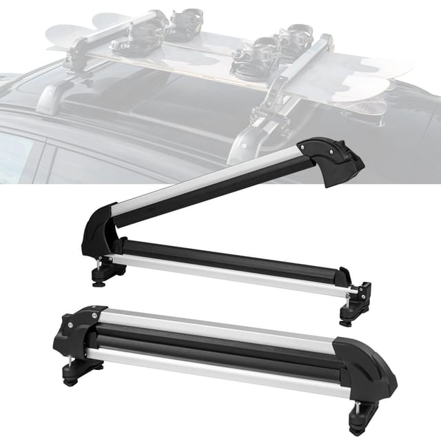 Universeller 805 Cm Dachgepäckträger Für Ski Und Snowboards Mit Verriegelungsmechanismus Für Autos, Schnelle Montage, Einfache Wartung