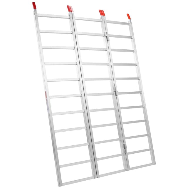 Klappbare Aluminiumrampe, 1500 Lb (ca. 680 Kg), 77 Cm Lang X 54 Cm Breit, Für Motorräder, Traktoren, Atvs, Utvs, Lkws, Rasenmäher, Schneepflüge