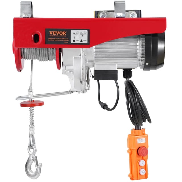 997,9 Kg Kabellose Elektrische Seilwinde Mit 426,7 Cm Fernbedienung Und 9997,4 Cm Kabel Für Sicheres Heben