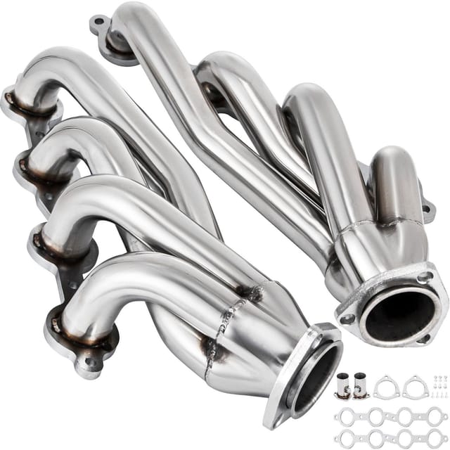 4445 Mm Edelstahl-auspuffkrümmer Für Ls1-, Ls2-, Ls3-, Ls6- Und Ls10-motorumbauten In Suvs Und Lkws