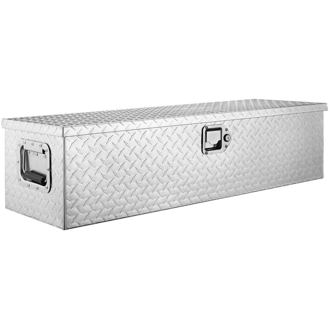 Robuster Werkzeugkasten Aus Aluminium Für Die Ladefläche Von Pick-ups Mit Schloss Und Griff, 99,1 X 33 X 25,4 Cm, Ideal Für Pick-ups Und Anhänger