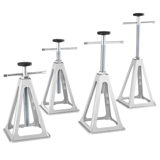 Aluminium-stabilisierungsstützen Für Wohnmobile, 4er-set, Verstellbar Von 27,9 Bis 43,2 Cm, Tragfähigkeit Bis Zu 2721,6 Kg