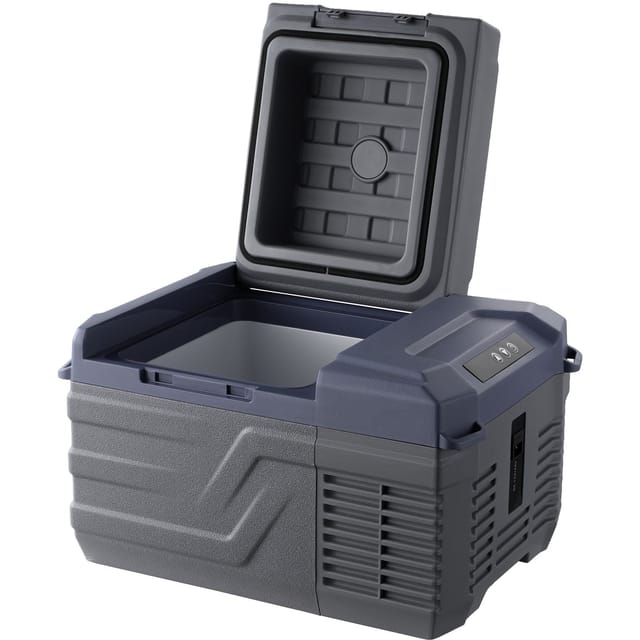12v, 12l Einzelzonen-kühlschrank Für Autos, -20 Bis 20°c, 12-24v Dc/100-240v Ac Kompressor Für Camping, Outdoor-aktivitäten Und Wohnmobile