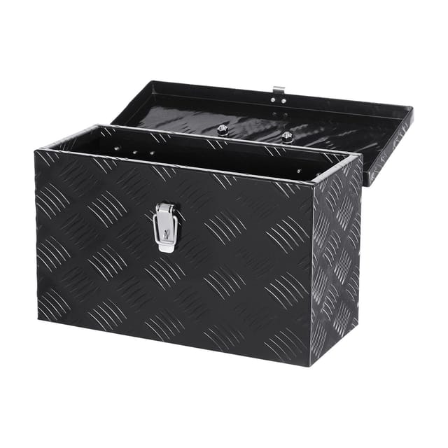 Werkzeugkasten Aus Aluminium Für Transporter Mit Seitlichen Und Oberen Griffen, Geriffeltes Design, Ideal Für Anhänger Und Wohnmobile