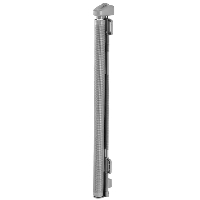 Einziehbares Babygitter, 1850 Mm Breit, 795 Mm Hoch, Zuverlässige Verriegelung Ohne Auslösemechanismus, Hundenetz, Treppenschutzgitter, Grau