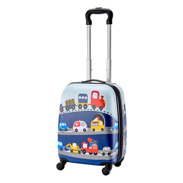 Kindergepäckset Im Lkw-design, Bestehend Aus Einem 45 Cm Großen Koffer, Einem Rucksack Und Einem U-förmigen Kissen – Ideal Für Weihnachten, Mädchen, Jungen Und Reisen.