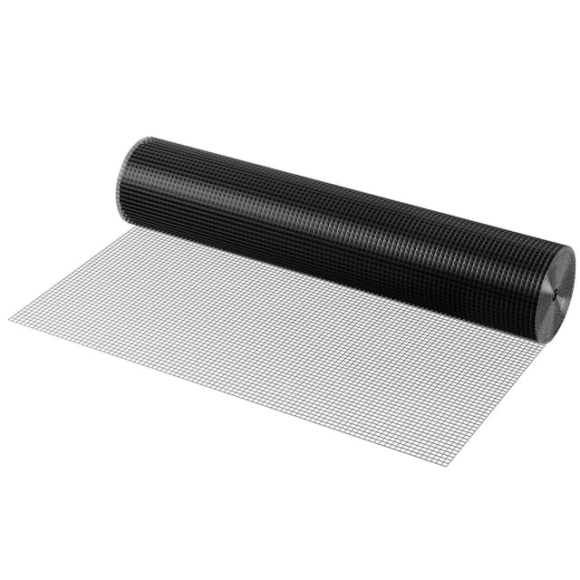 Verzinktes Drahtgeflecht Mit Pvc-beschichtung, 1220 X 15240 Mm, 19 Gauge, Für Hühnerställe, Kaninchenställe, Geflügelgehege, Gärten Und Gemüsebeete