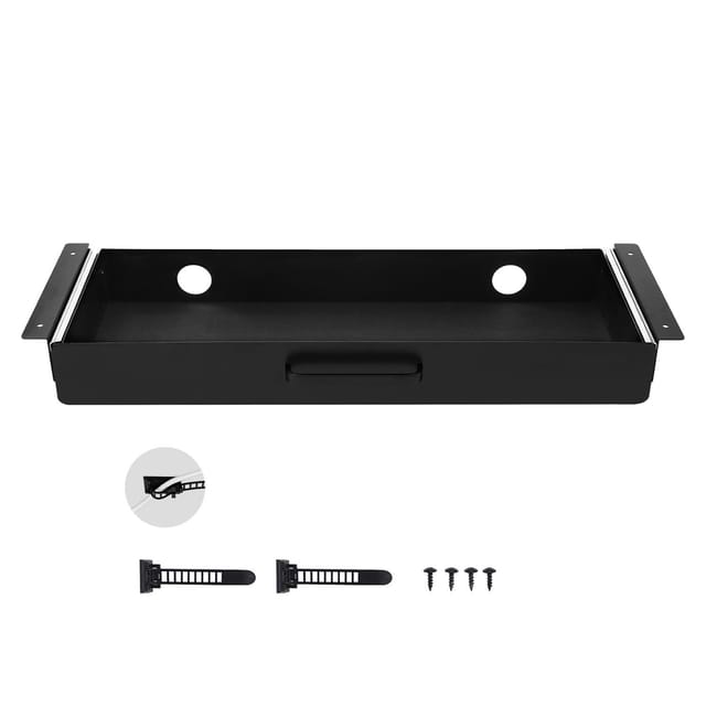 Ausziehbare Schublade (63,5 X 22,9 X 7,6 Cm), Versteckter Organizer Unter Dem Schreibtisch, Stiftschublade, Höhenverstellbarer Arbeitsplatz