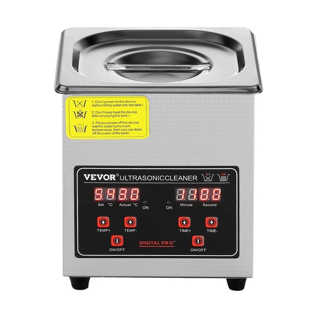 Professionelles Ultraschallreinigungsgerät Mit Digitalem Timer Und Heizfunktion Für Schmuck, Brillen, Uhren, Leiterplatten, 2 Liter