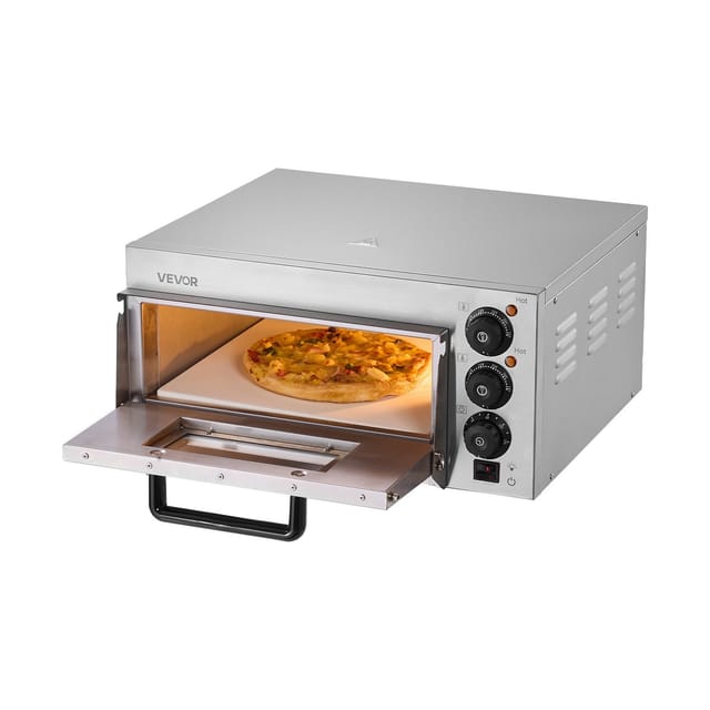 Professioneller Elektrischer Pizzaofen Für 35-cm-pizzen, Hohe Leistung Für Den Innenbereich, Modernes Design