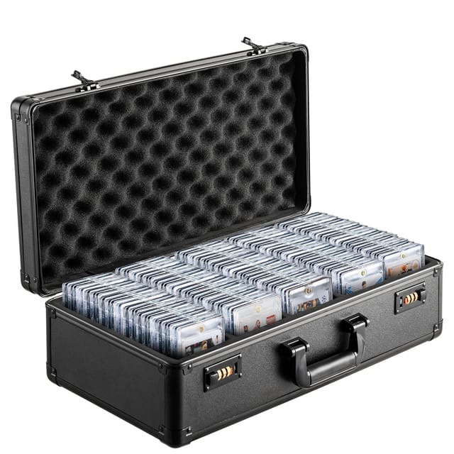 Aufbewahrungsetui Für Bewertete Karten, 5 Fächer, Sicheres Etui Mit Vorhängeschloss, 115 Bgs, 130 Sgc Und Mehr, Für 162 Psa-karten