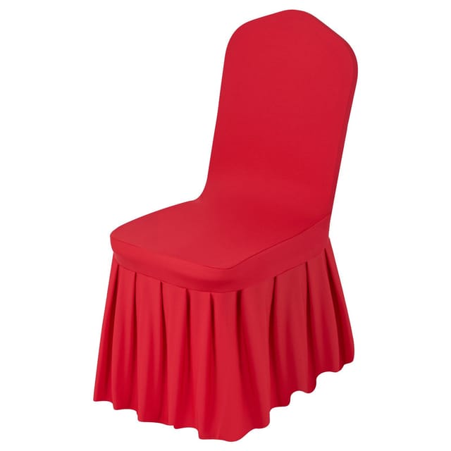 Rote Stretch-stuhlhussen Aus Polyester Und Elastan, 30er-packung, Für Hochzeiten, Partys, Bankette, Bis Zu 51 X 45 X 95 Cm
