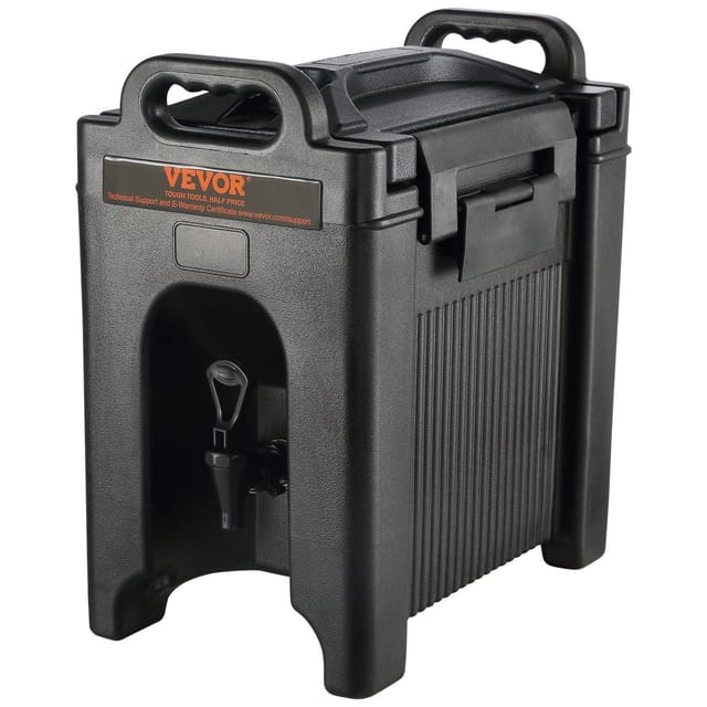 Isolierter 9,5-liter-spender Aus Lebensmittelechtem Ldpe Mit Zweistufigem Zapfhahn Und Pu-isolierung, Ideal Für Restaurants Und Bars
