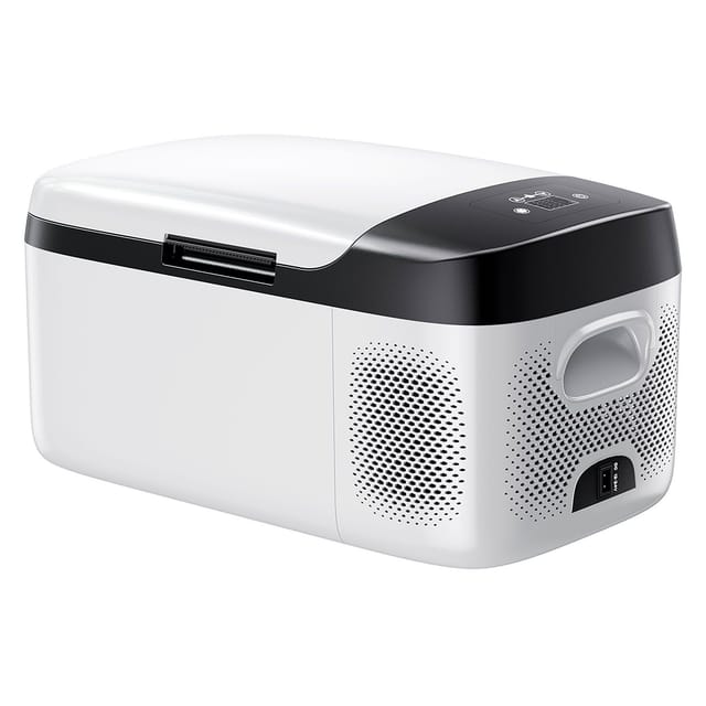 Autokühlschrank, 12–24 V Dc/100–240 V Ac Kompressor, -20 Bis 20 °c, App-steuerung, 15 L, Tragbar Für Wohnmobile, Camping, Boote Und Angeln, 60 W