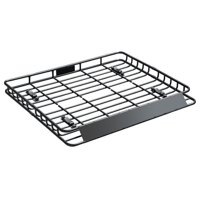 Universelle Edelstahl-dachträger, 109 X 127 X 10,4 Cm, Für Suvs, 68 Kg Tragfähigkeit, Mit Windabweiser