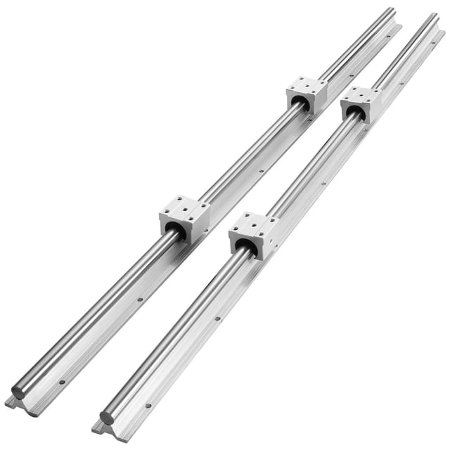 Sbr12 1000 Mm Linearführungssatz Mit 2 Schienen Und 4 Sbr12uu Gleitblöcken, Für Cnc-maschinen Und Automatisierungsprojekte