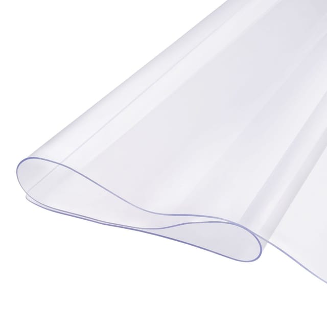 Transparente Kunststofftischdecke, 24 X 48 Zoll (ca. 61 X 122 Cm), 2,0 Mm Dick, Wasserdicht, Pvc-tischschutz, Leicht Zu Reinigen, Für Büro Und